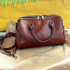 Patricia Nash leather satchel handbag